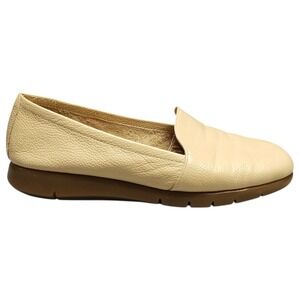 Aerosoles Fame Show Flat Loafers Womens US 7M Brown Tan‎ Leather Comfort Slip On